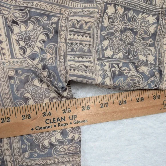 Tori Richard Polo Shirt Mens XL Hawaiian Geometric Tiki Resort Beach USA Made - Picture 5 of 7